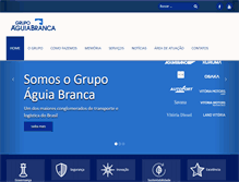 Tablet Screenshot of grupoaguiabranca.com.br